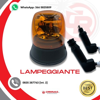 COBO Blinker Magnetfuß 12/24V H1 für Traktoren Zigarettenanzünder Steckdose