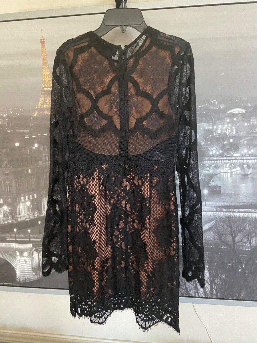 kendall kylie size xs lace black dress | eBay