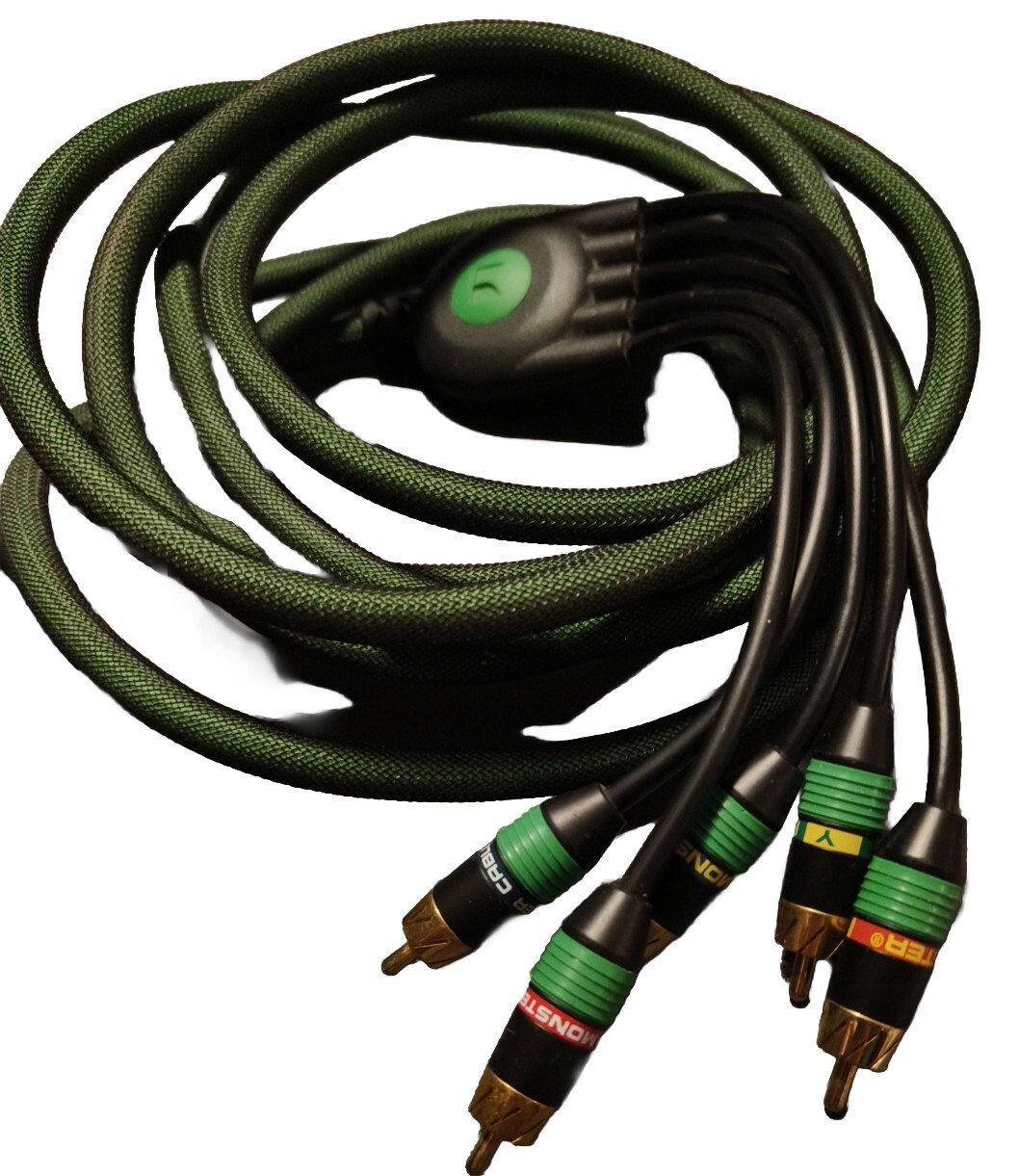 Authentic Monster Component HD TV Cable for Original Xbox Console eBay