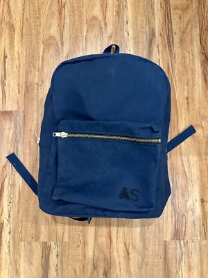 NEW Adult Swim Navy Backpack Lined Nature Animal Bug Interior