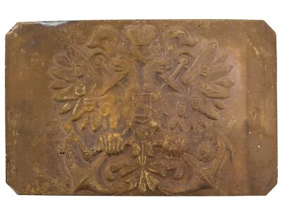 Russian Imperial Fleet belt buckle -  simple mount repro