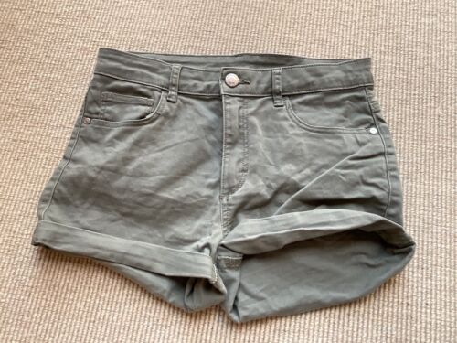 H&M kurze Hose grün khaki 164 13 Shorts hum hotpants wie neu - Bild 1 von 3