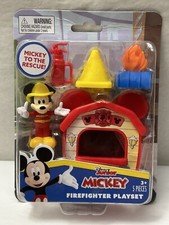 New Disney Junior Mickey Firefighter Playset 5 Pieces