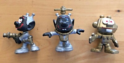 Astrosniks by Bully vintage 80s Black & Silver Martian Space Patrol *RARE*