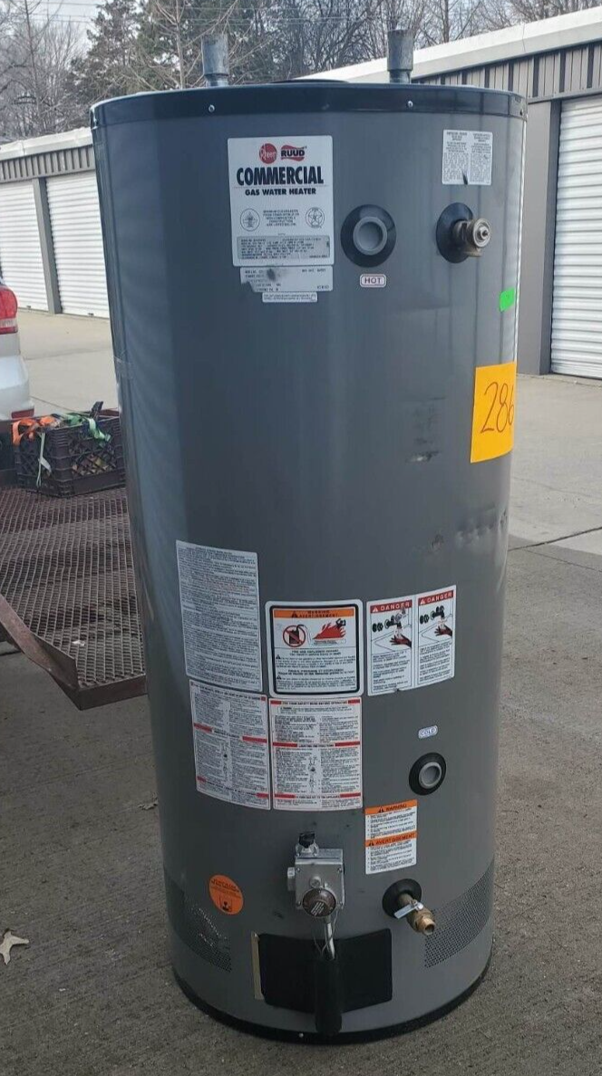 Rheem G7575N3 Commercial Water Heater 75 Gallon Natural gas eBay