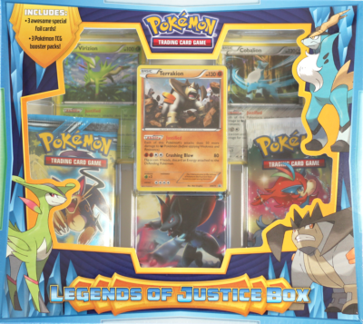 Pokemon B&W Legends Of Justice Box Sealed! 3 Booster Packs + More