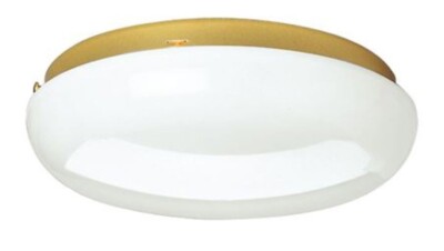 PROGRESS LIGHTING P7313-10WB 2-LIGHT FLUORESCENT FIXTURE WHITE ACRYLIC DIFFUSER