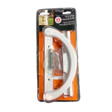 Prime-Line C 1225 3-15/16 in. Diecast Matte White Sliding Patio Door Handle