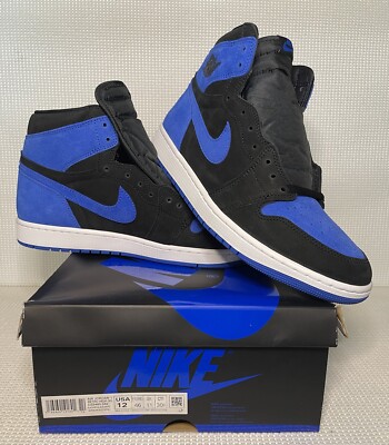 NWB Nike Air Jordan 1 High OG Royal Re-Imagined Blue/Blk Men's US