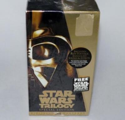 1997 : STAR WARS Trilogy Set - Special Edition VHS Gold Special Effects (SEALED)