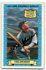 1970 ROLD GOLD PRETZELS ALL-TIME BASEBALL GREATS TRIS SPEAKER CLEVELAND INDIANS