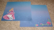 Sandylion Disney 12x12 Single Sided Paper Lot (2) ~ Sleeping Beauty w/Coord.Side