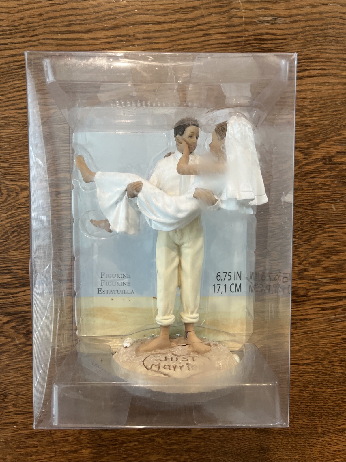 Lillian Rose Bride And Groom Beach Wedding Cake Topper Just Married New Boxed