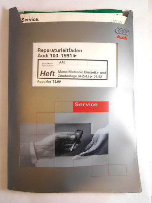 Reparaturleitfaden Audi 100 C4 2,0l Motor AAE 74 kW Mono Motronic Zündung >06.92