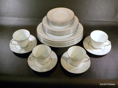 20 pcs MISTY 2883 by NORITAKE CONTEMPORY FINE CHINA ~ 4 X 5 Piece Place Settings - Picture 15 of 15