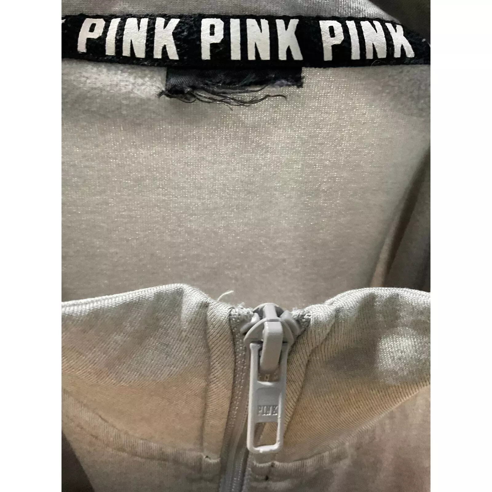 victoria-secret-vs colorblock henley sweatshirt