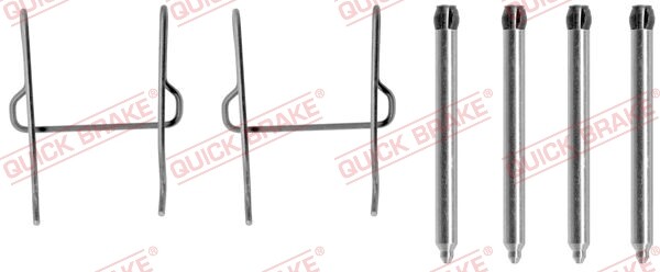 Quick Brake 109-1081 Accessory Kit, Disc Brake Pad For CitroËN Peugeot-image