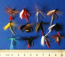 12 Pcs Assorted Nymph Trout Flies Fly fishing Hook 10# D153