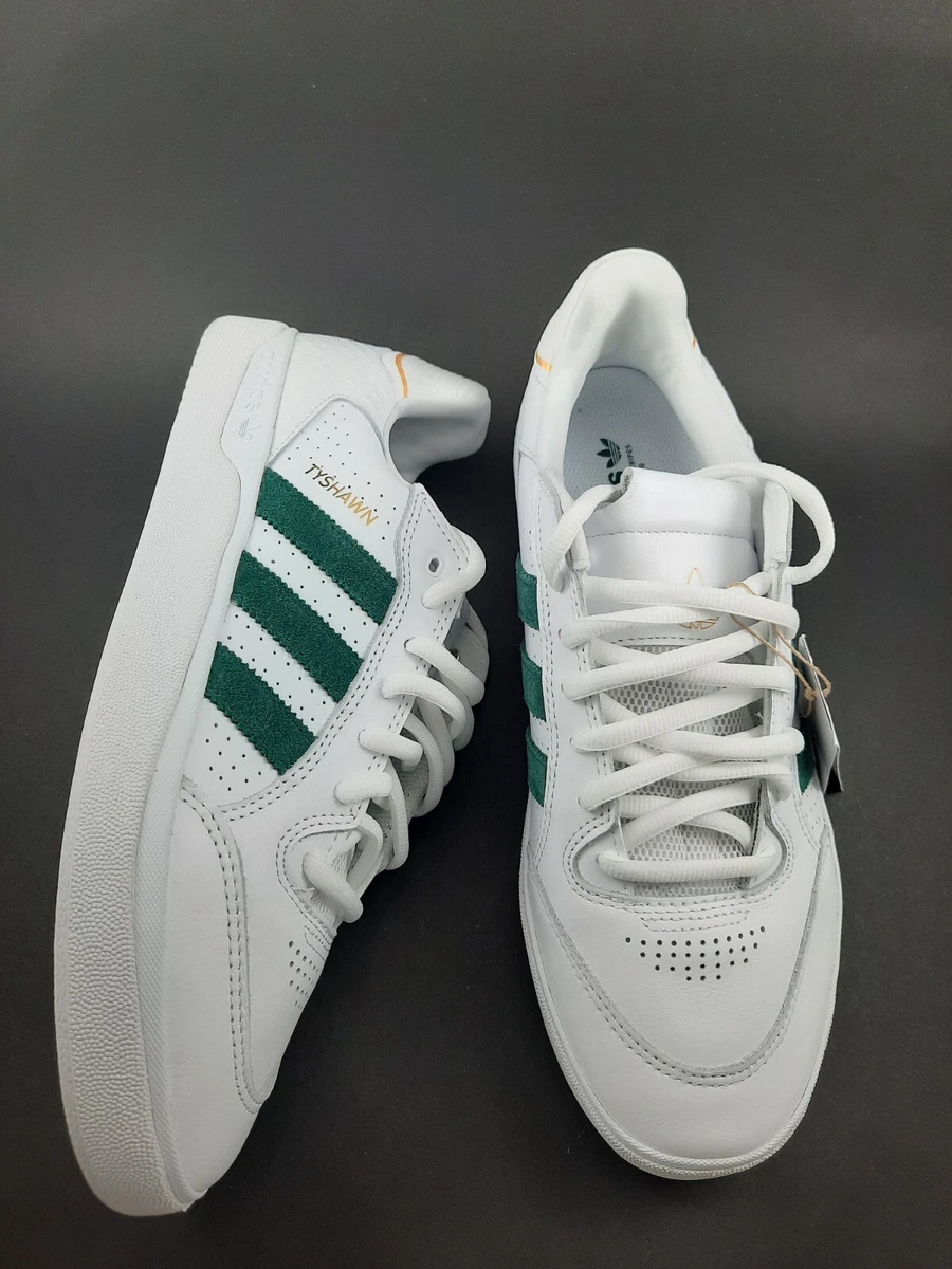 Adidas Tyshawn Low Lifestyle Sneakers White Green GY6954 Men s