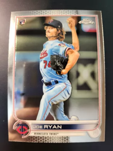 2022 Topps Chrome Joe Ryan RC card #48