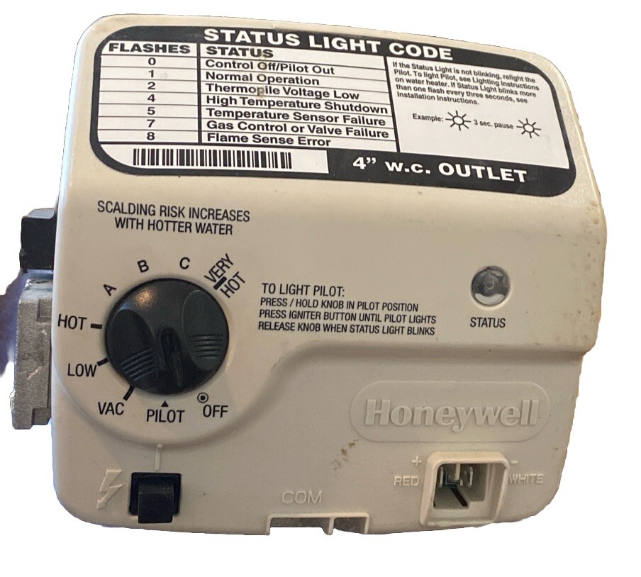 Honeywell Hot Water Heater Control Wv8840a1000 Manual Genuine