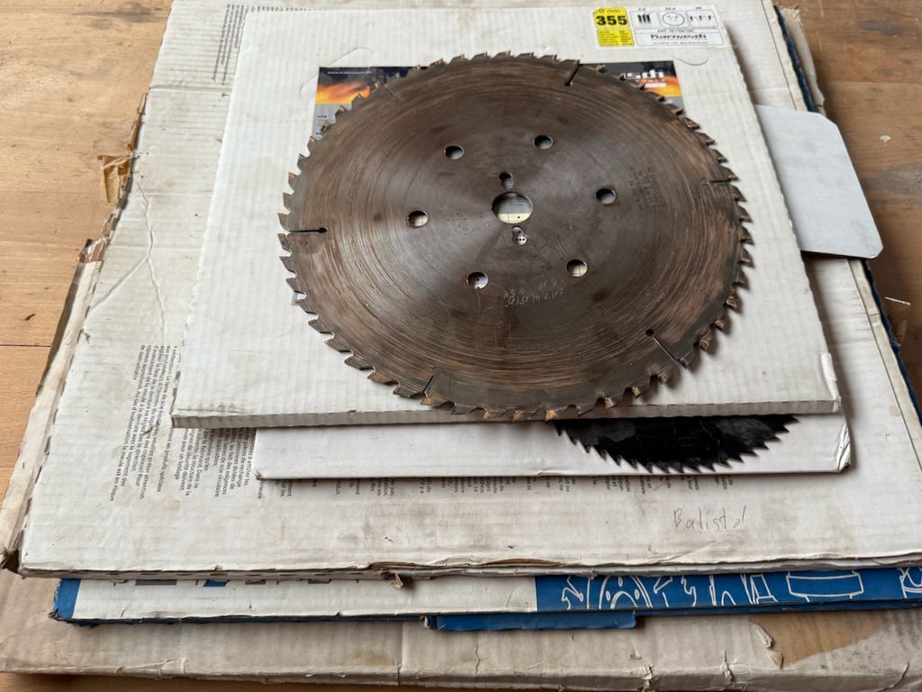 Lot (8x) Saw Blades Circular Saw Blades For Wood