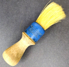 Antique 1920s RUBBERSET Shaving Brush Wooden Handle 4.75" Americana Made in USA