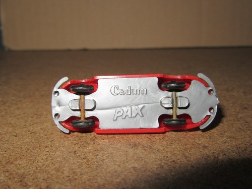 234Q Jouet Ancien en Plastique Cadum Pax Panhard Dyna 54 Rouge 1:86 - Imagen 7 de 7