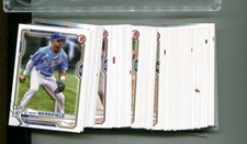 2021 BOWMAN BASEBALL BASE PAPER 100 CARD SET LOT OF 5 HAYES ROOKIE