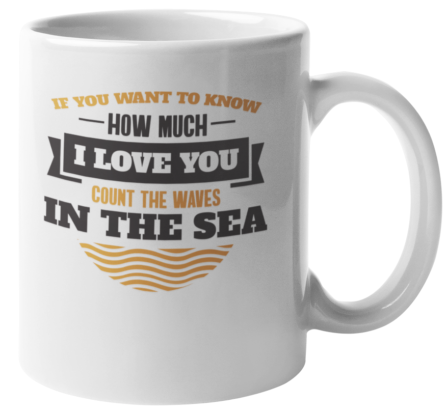 Waves in the Sea Quote Coffee & Tea Gift Mug