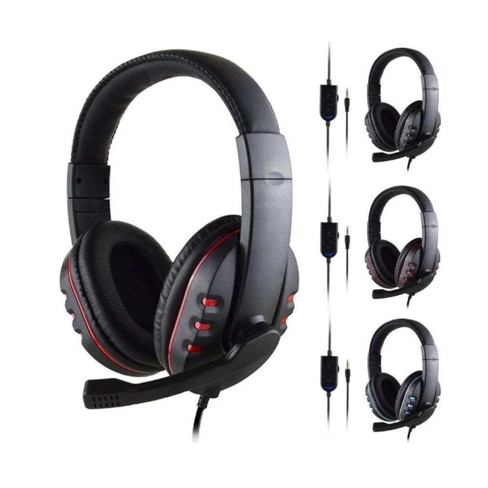 Gaming Headset with Mic for Ps5 Ps4 Xbox Series X/s Switch Pc, Wired 3.5mm White-image