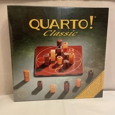 VINTAGE Gigamic QUARTO Board Game 1991 Wooden Strategy SEAL