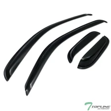 Topline For 1995-2004 Toyota Tacoma Access Cab Sun Rain Guard Vent Window Visors