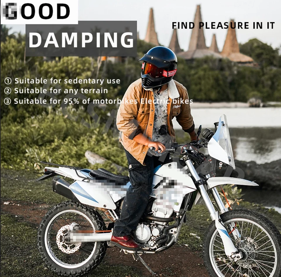 Waterproof Motorcycle TPE Gel Seat Cushion Absorption Pressure Relief Anti Slip - Image 4 of 4