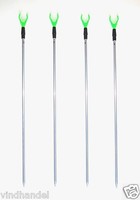 4X Behr Rutenhalter RutenstäNder Erdspeer Erdspieß Aluminium Ausziebar U 3413511