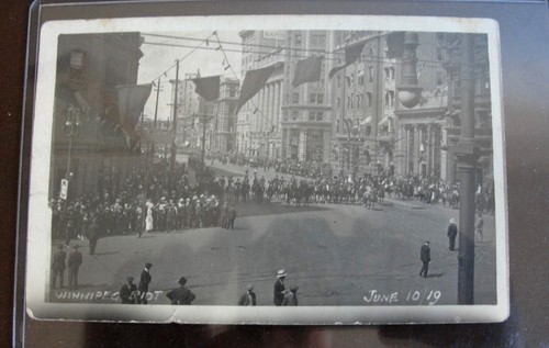 Original Photograph ~~  1919 Winnipeg General Strike   ~ Canada Labour History