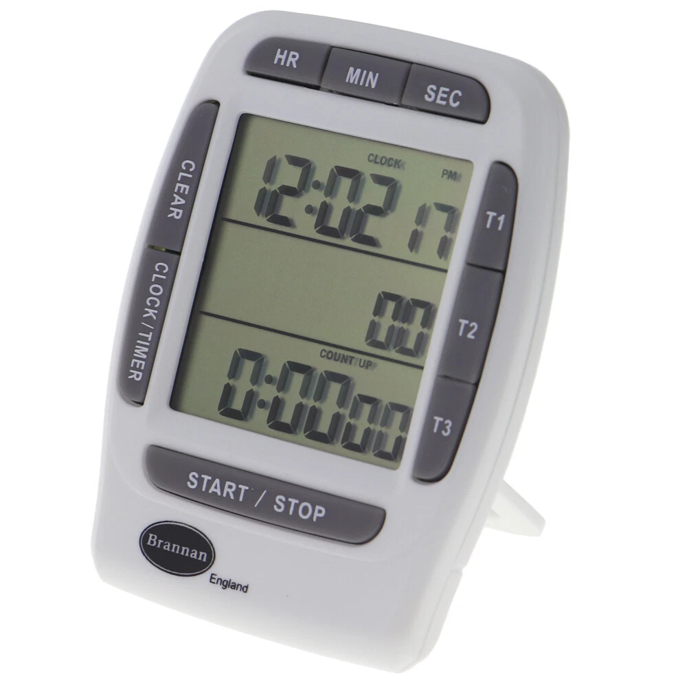 Digital Triple Kitchen Timer & Clock - Cooking Catering Kitchen
Opens in a new window or tab