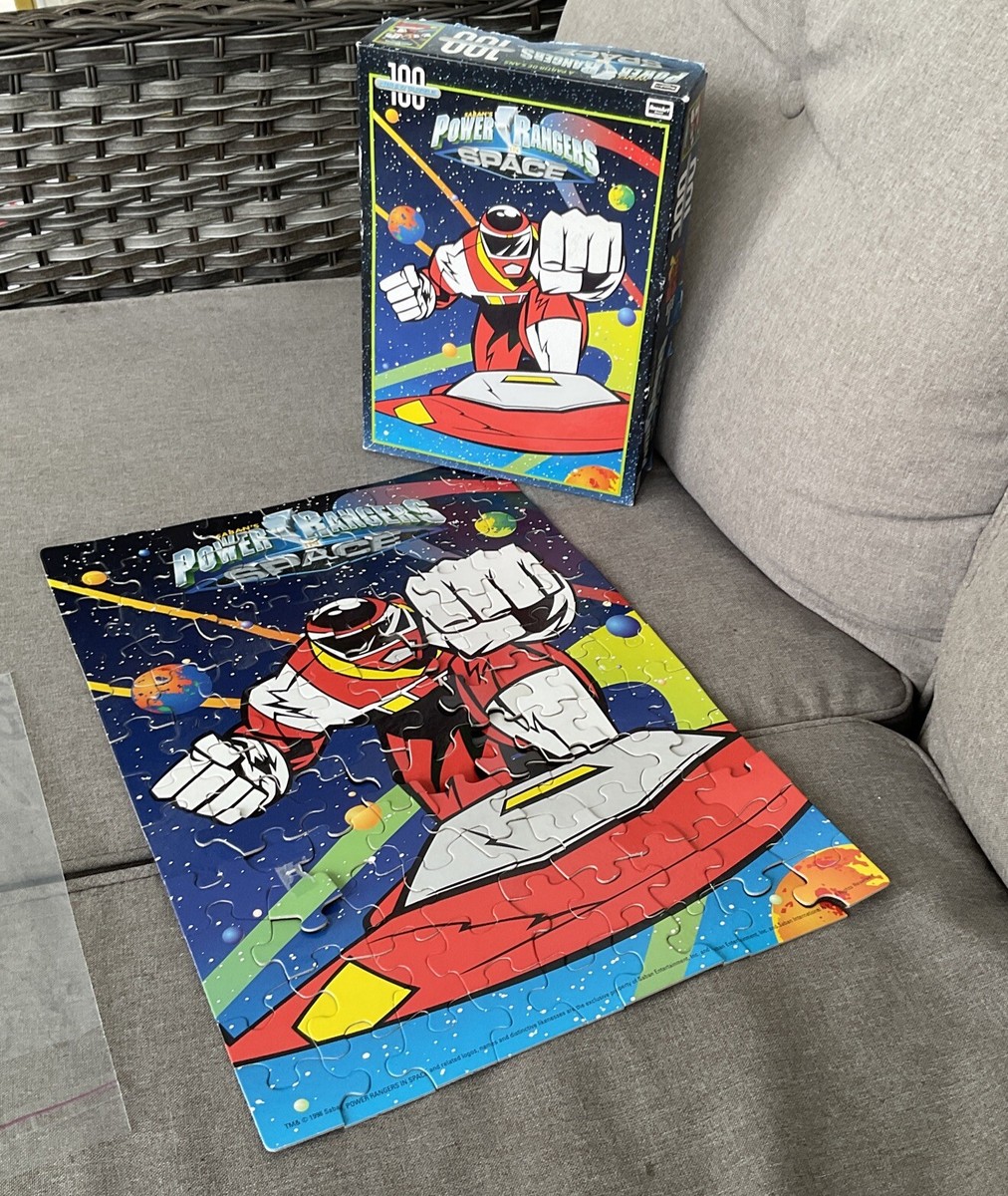 Power Rangers In Space 100 Piece Puzzle Rose Art 1998 | eBay