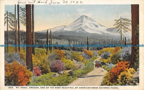 R054009 Mt. Hood Oregon einer der schönsten schneebedeckten Gipfel Amerikas