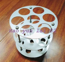 NEW 304 Round Test Tube Rack, Hole diameter 27mm 7 holes Diameter 100mm