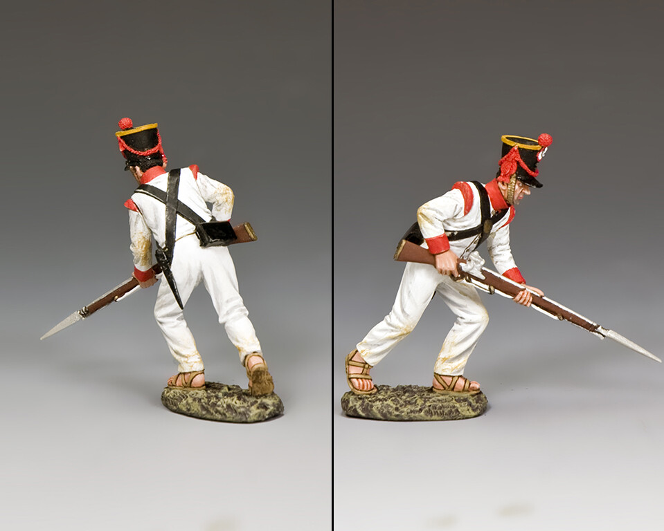 KING & COUNTRY REMEMBER THE ALAMO RTA098 MEXICAN CHARGING FORWARD