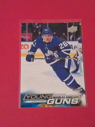 2022-23 Upper Deck Young Guns #234 Nicholas Abruzzese RC Toronto Maple Leafs 