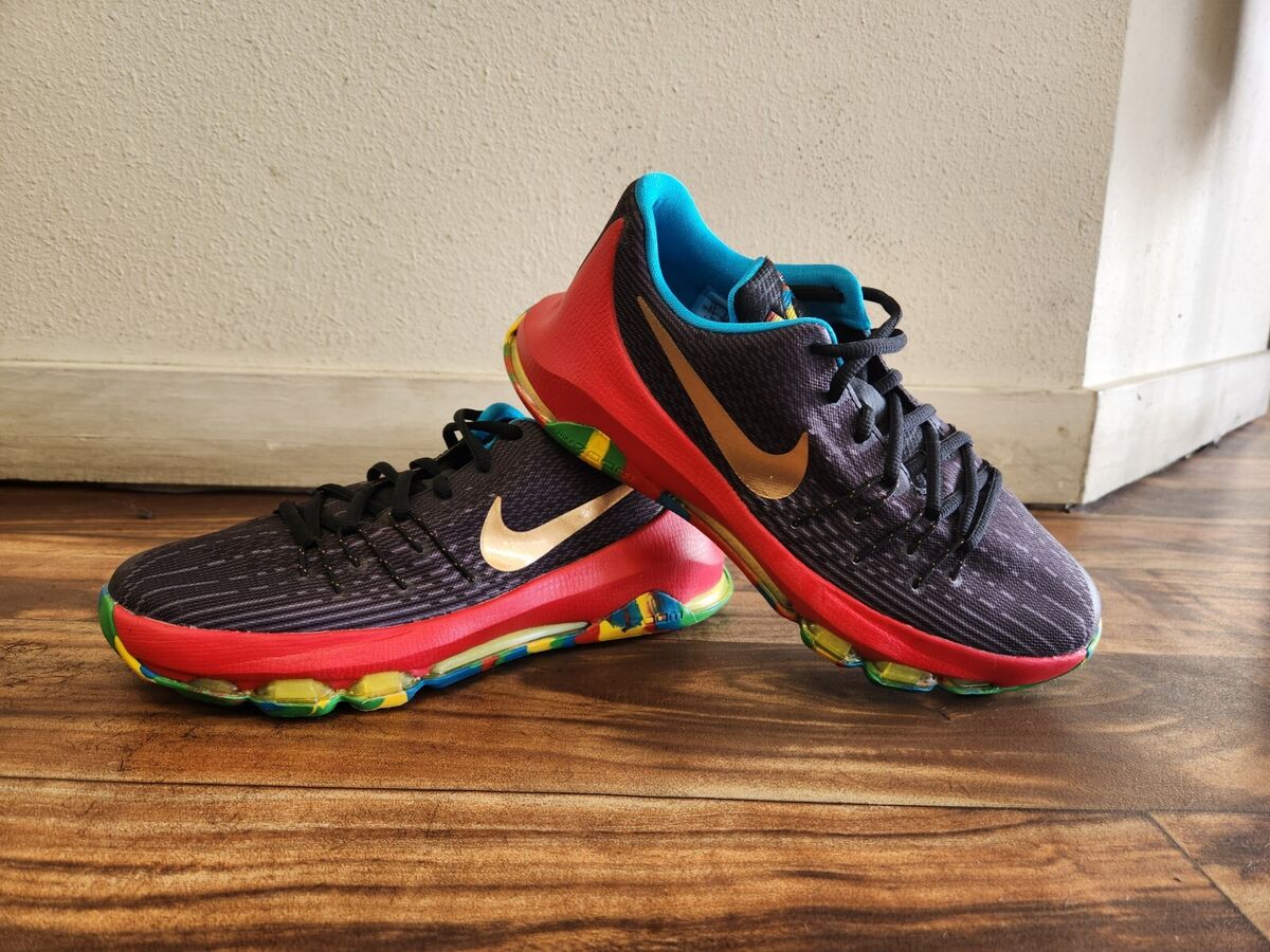 Nike 768867-002 KD 8 GS Money Ball Multi Color Basketball Nike 768867-002 KD 8 GS Money Ball Multi Color Basketball
