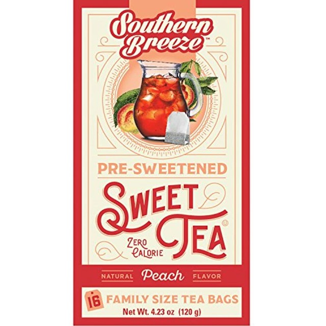 Southern Breeze Peach Sweet Tea Bags 16 Count (pack of 3) for sale