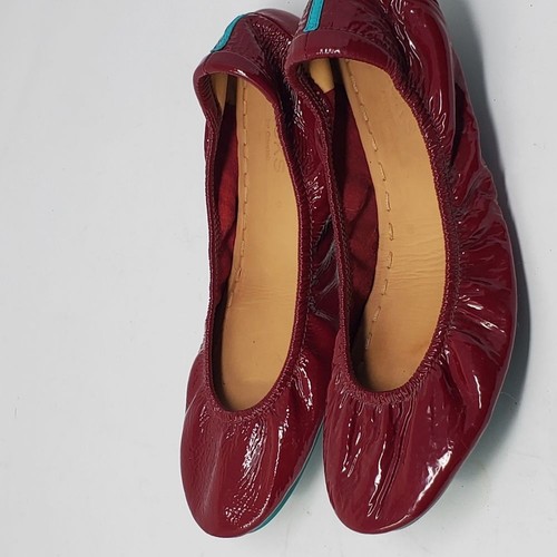 Tieks Red Flats Leather Comfort size 9 - Picture 6 of 7
