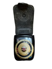Vintage General Electric Exposure Meter Type PR-3 Black Leather Case Photography