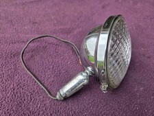 Vintage Driving Fog Light Chrome Housing 6 Volt 4 12 Dia Universal Mount Works
