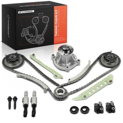 A-Premium Engine Timing Chain Kit W/Water Pump & Sprocket & Tensioner & Guide...