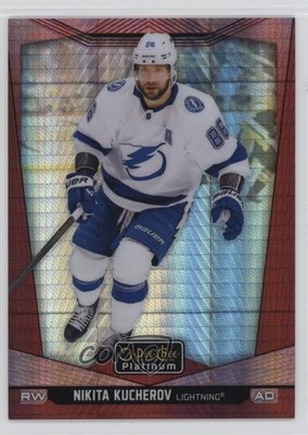 2024-25 O-Pee-Chee Platinum Red Prism 165/199 Nikita Kucherov #188 1p1u
