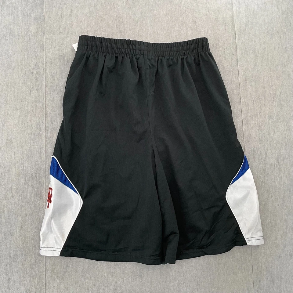 Shorts New York Mets juvenil GG preto Nike Team MLB estilo basquete meninos crianças - Imagem 2 de 4